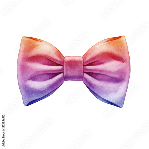 Elegant Isolated Ribbon Bow...