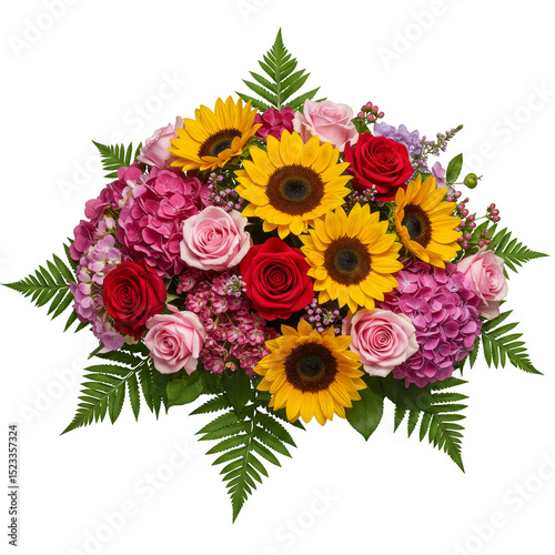 Floral Bouquet with Roses S...