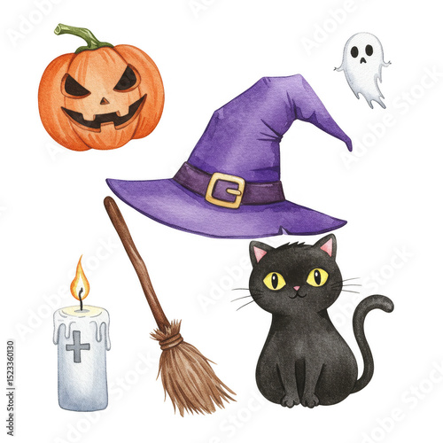 Halloween Illustration Of B...