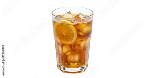 Iced Tea in Transparent Gla...