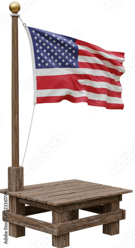 Illustration American Flag ...