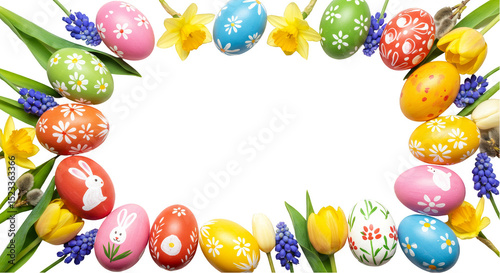 Illustration Easter Eggs wi...