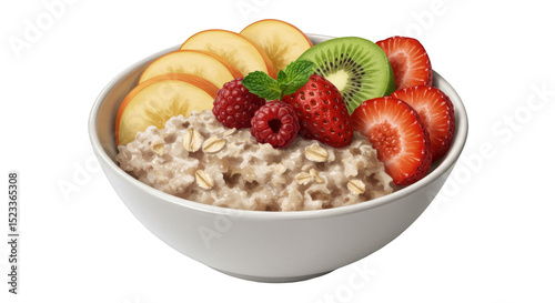 Illustration Oatmeal Breakf...