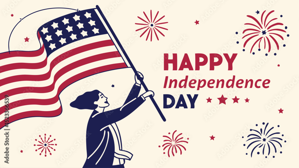 Fototapeta premium usa-independence-day-poster (16)