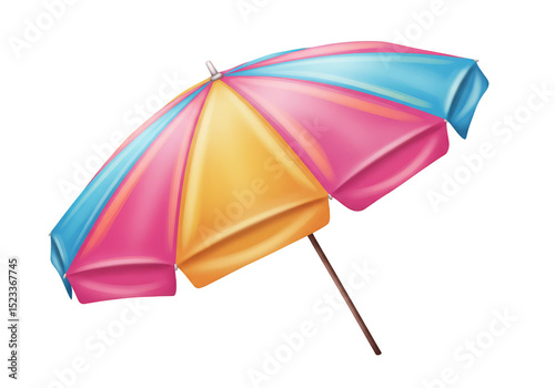 Illustration of Beach Umbre...