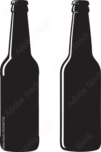 Beer foam mug silhouette refreshment vector illustration