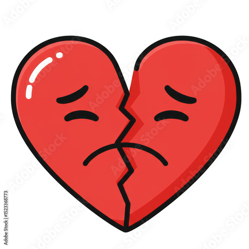 Illustration of Broken Hear...