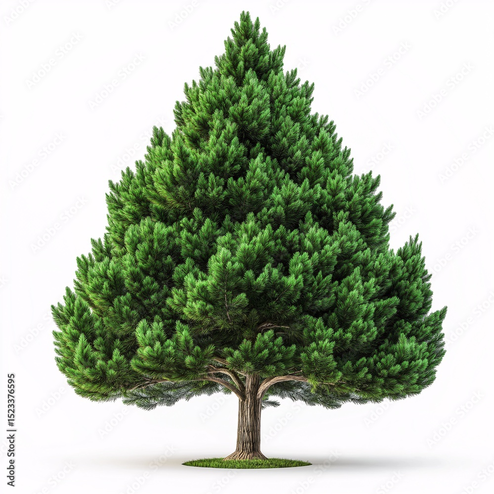 Fototapeta premium Evergreen Forest Foliage. Dense Coniferous Landscape for Nature Photography and Biodiversity Conservation