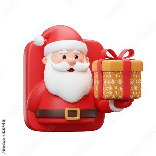 Illustration of Santa Claus...