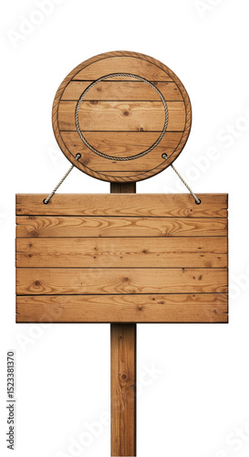Illustration Of Two Rustic ...