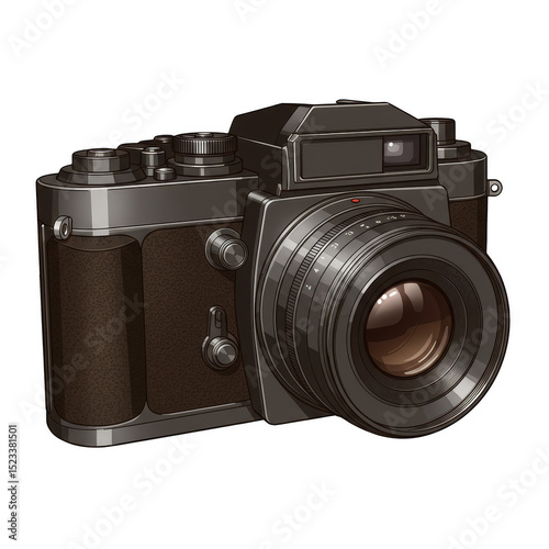 Illustration of Vintage Cam...