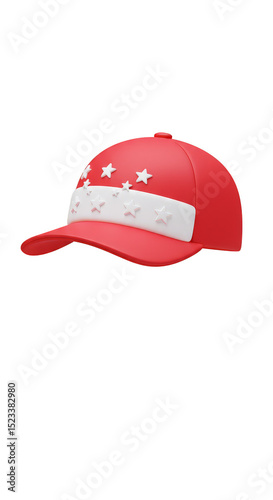 Illustration Red Hat with W...