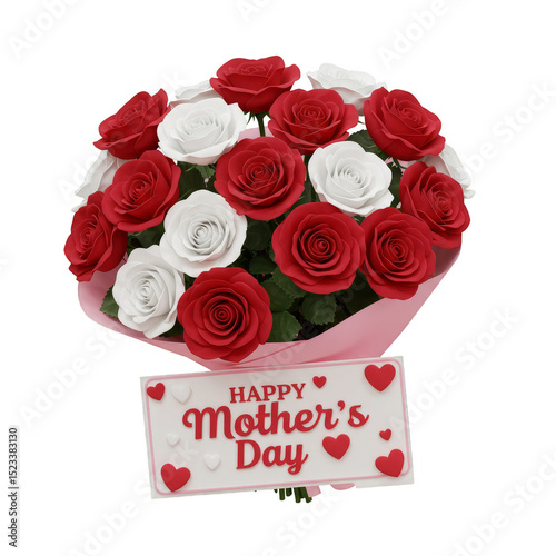 Illustration Roses Bouquet ...