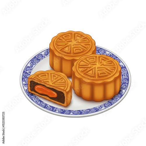 Illustration Three Golden B...