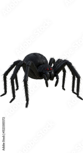 Isolated 3d Rendering Black...