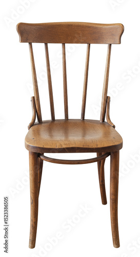 Isolated Antique Wooden Cha...