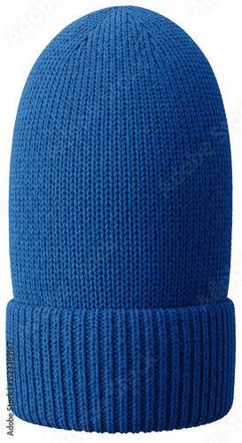 Isolated Blue Knitted Beani...