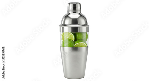 Isolated Cocktail Shaker wi...