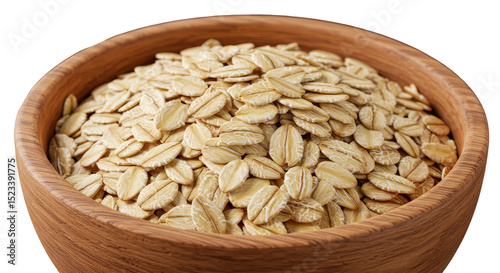 Isolated Closeup of Oats in...
