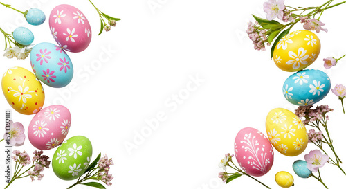 Isolated Decorated Easter E...