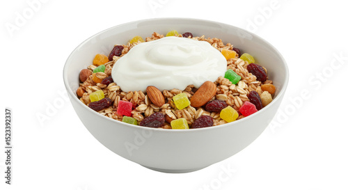 Isolated Delicious Granola ...