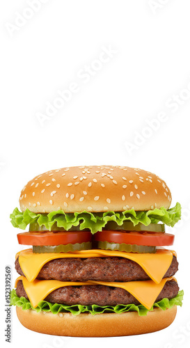 Isolated Double Cheeseburge...