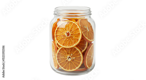 Isolated Dried Orange Slice...