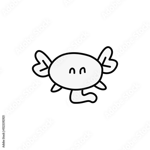 Elephant cartoon design illustration