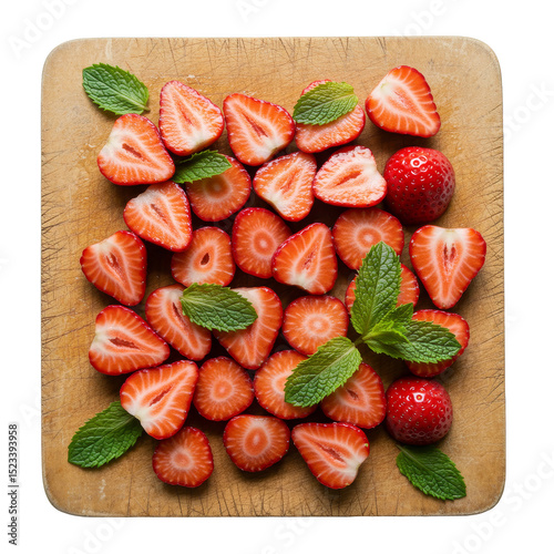Isolated Fresh Red Strawber...