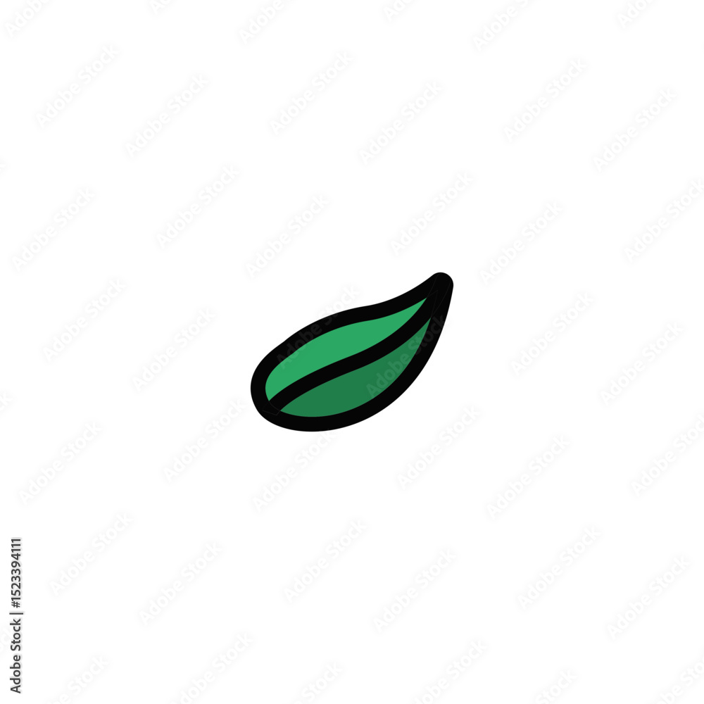 Fototapeta premium Leaf graphic design illustration