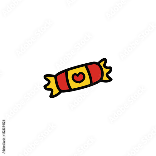 Candy icon graphic design illustration
