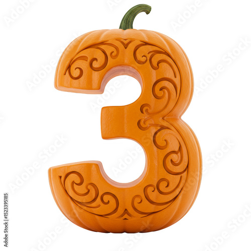 Isolated Halloween Number T...