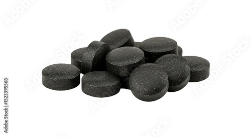 Isolated Heap Of Black Spar...