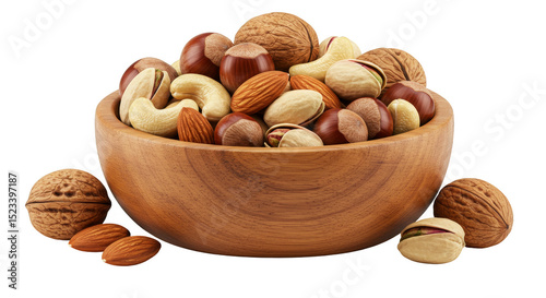 Isolated Image of Mixed Nut...