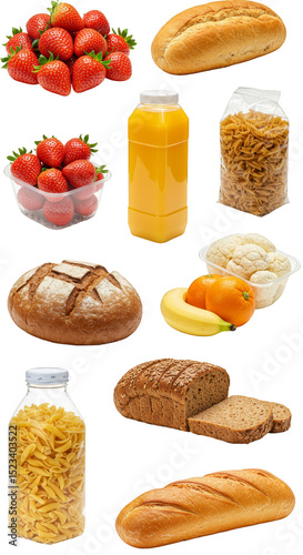 Isolated Still Life of Brea...