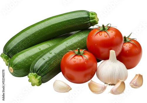 Isolated Still Life of Fres...