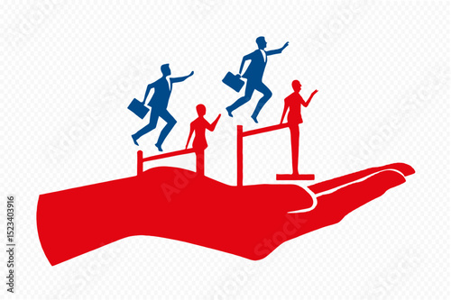 Business People Team – Professional Corporate Group Illustration


