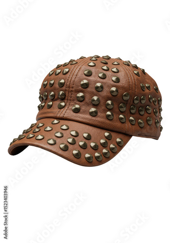 Isolated Studded Brown Base...