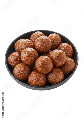Isolated Sweet Sesame Balls...