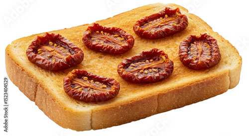 Isolated Toast with Dried T...