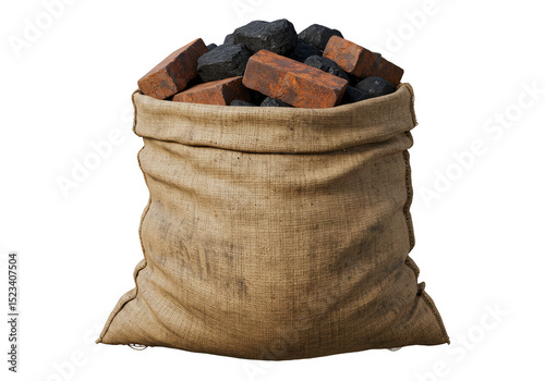 Isolated Transparent Burlap...