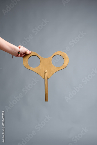 hand holding key