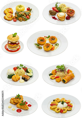 Isolated Variety Food Prese...