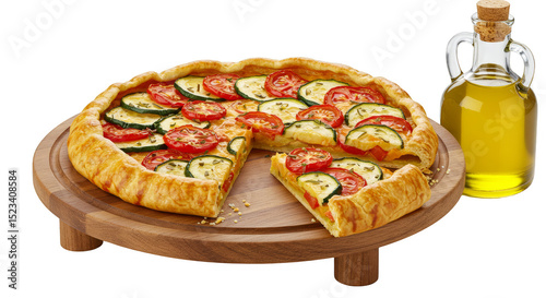 Isolated Vegetable Zucchini...