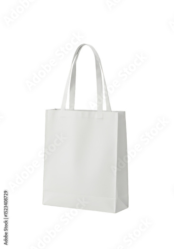 Isolated White Cotton Tote ...