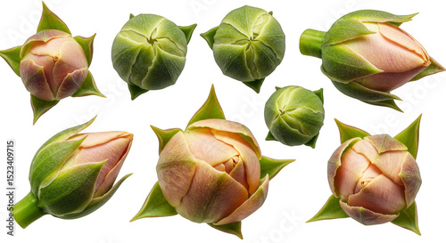 Photorealistic Isolated Bud...