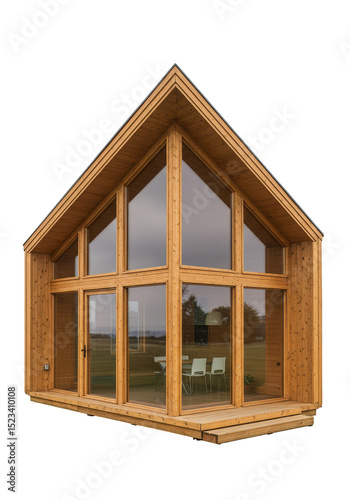 PNG Isolated Wooden Cabin w...