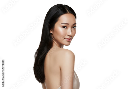 Portrait Of Elegant Asian W...