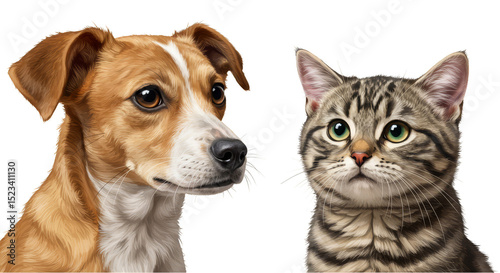 Realistic Image of Dog and ...