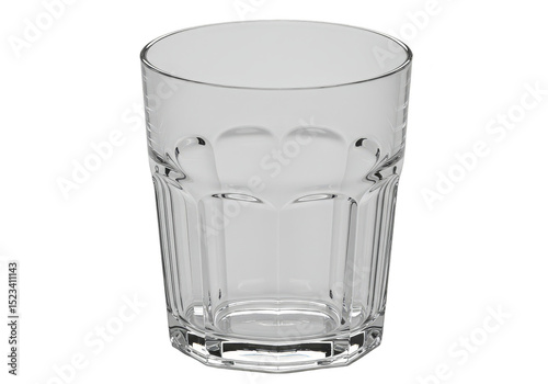 Wallpaper Mural Realistic Image of Empty Transparent Glass on a Transparent Background Torontodigital.ca